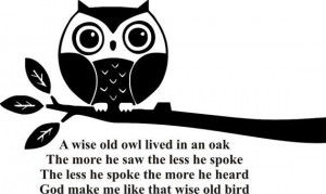 Wise Old Owl #quote