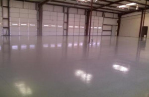 Gray Epoxy Industrial Seamless . Before and After Pics.