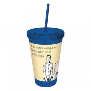 ... someecards barware someecards inspirational quotes blue travel cup