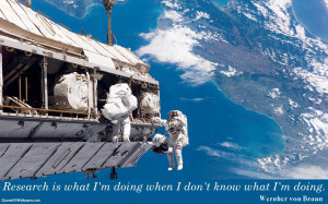 Image for Wernher Von Braun Science Resarch Quotes