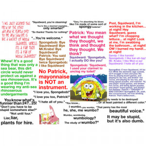 spongebob sayings
