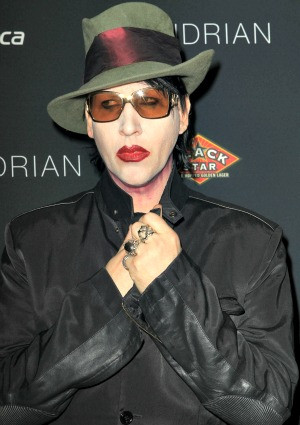 Marilyn Manson may have nearly lost an ear earlier this week, but he ...