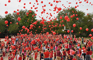 ... held a balloon launch on October 25 to kick off Red Ribbon Week