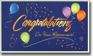 your retirement congratulations on your retirement congratulations on ...