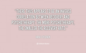 There thus appears to be an inverse correlation between recovery and ...