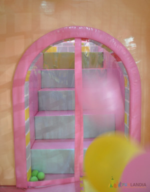 room full of balloons