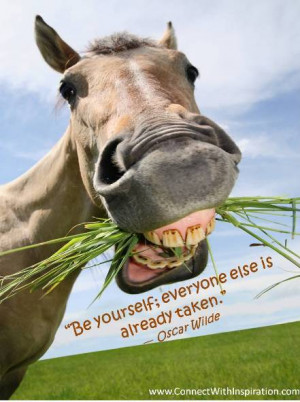 oscar wilde inspirational quote about life funny horse be yourself