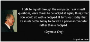 Seymour Cray Quote