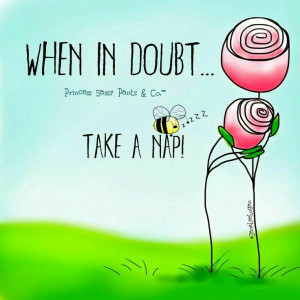 When in doubt take a nap!
