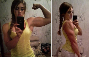 Female Russian Powerlifter Has a Face Like a Doll