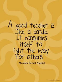Good teacher quote via www.Venspired.com and www.Facebook.com/... More