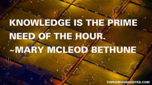 Mary McLeod Bethune Quotes