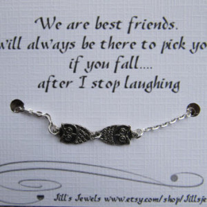 ... Friendship Quote Card- Bridesmaids Gift - Friends Forever - Quote Gift