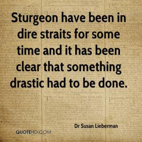 Sturgeon have been in dire straits for some time and it has been clear ...