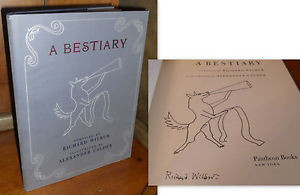 First Edition Thus A Bestiary by Richard Wilbur Alexander Calder 1993
