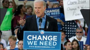 Democratic vice presidential candidate, Sen. Joe Biden, D-Del., speaks ...