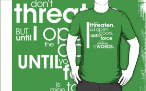 The Avengers - Loki quote (variant 8)(dark shirts) by glassCurtain