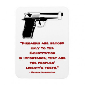 George Washington Firearms Quote Magnet