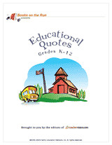 printable book that provides wonderful quotations related to education ...