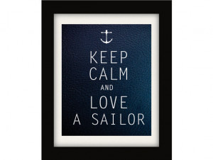 and Love a Sailor, Nautical Print Nautical Quote, Nursery Decor Navy ...