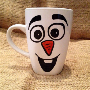 ... Olaf the Snowman Coffee Mug // I love all things warm movie quote