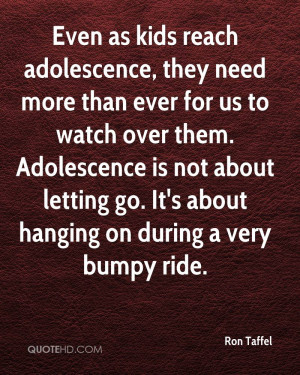 Ron Taffel Parenting Quotes