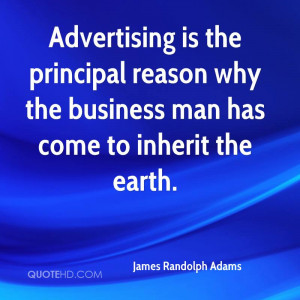 James Randolph Adams Quotes