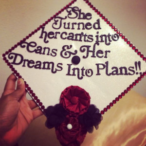 Decorated graduation cap!