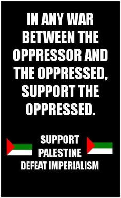 Support Palestinians More