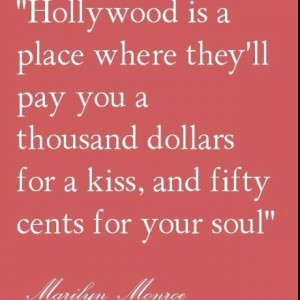 Hollywood quote, Marilyn