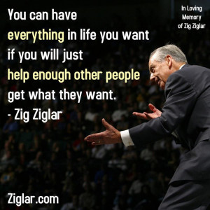 When I first heard about Zig Ziglar’s passing this past week, I was ...