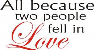 LOVE quote decal sticker wall modern beautiful nic