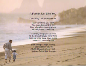 Father Just Like You personalized certificate.