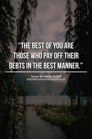 Pay off your debts