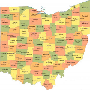 Ohio State Map