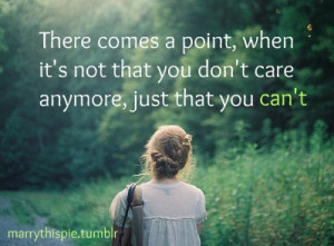Quotes About Not Caring Anymore Tumblr quotes about not caring