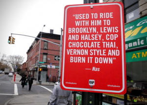 ... embarked upon a creative project he likes to call ‘ Rap Quotes