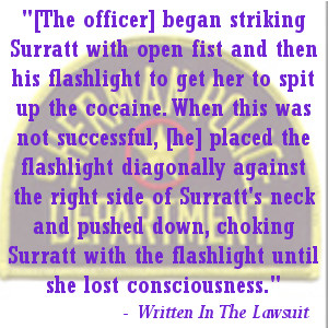 Quote from the lawsuit against the Sherman Police that allegedly ...