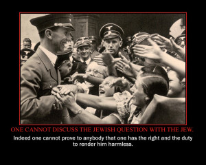 discuss the jewish question Goebbels prescribes the proper attitude