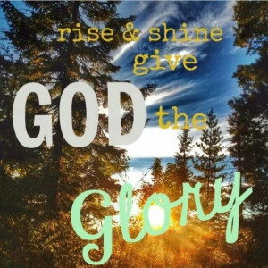 Give God the Glory!
