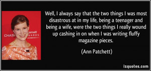 Ann Patchett's quote #5