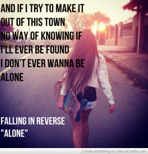Related Pictures falling in reverse alone single