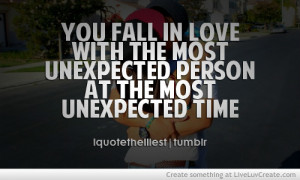 cute, fall in love unexpected peson unexpected time, inspirational ...
