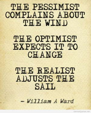 Pessimist and optimist quotes