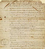 English Bill of Rights 1689 Document