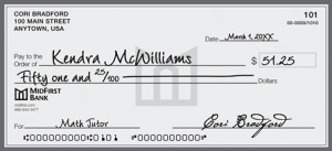 How to Write a Check with Dollars and Cents