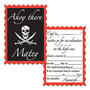 ... theme party supplies pirate party supplies pirate invitations tweet