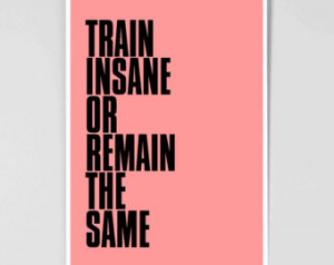 Fitness Training Motivation Poster - Work Out Inspiration - Inspiring ...