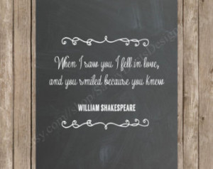 Chalkboard Wedding Quote Printable