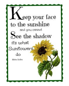 Sunflowers Printable Jpg, 21 Free, Sunflowers Quotes Tattoo, Keller ...